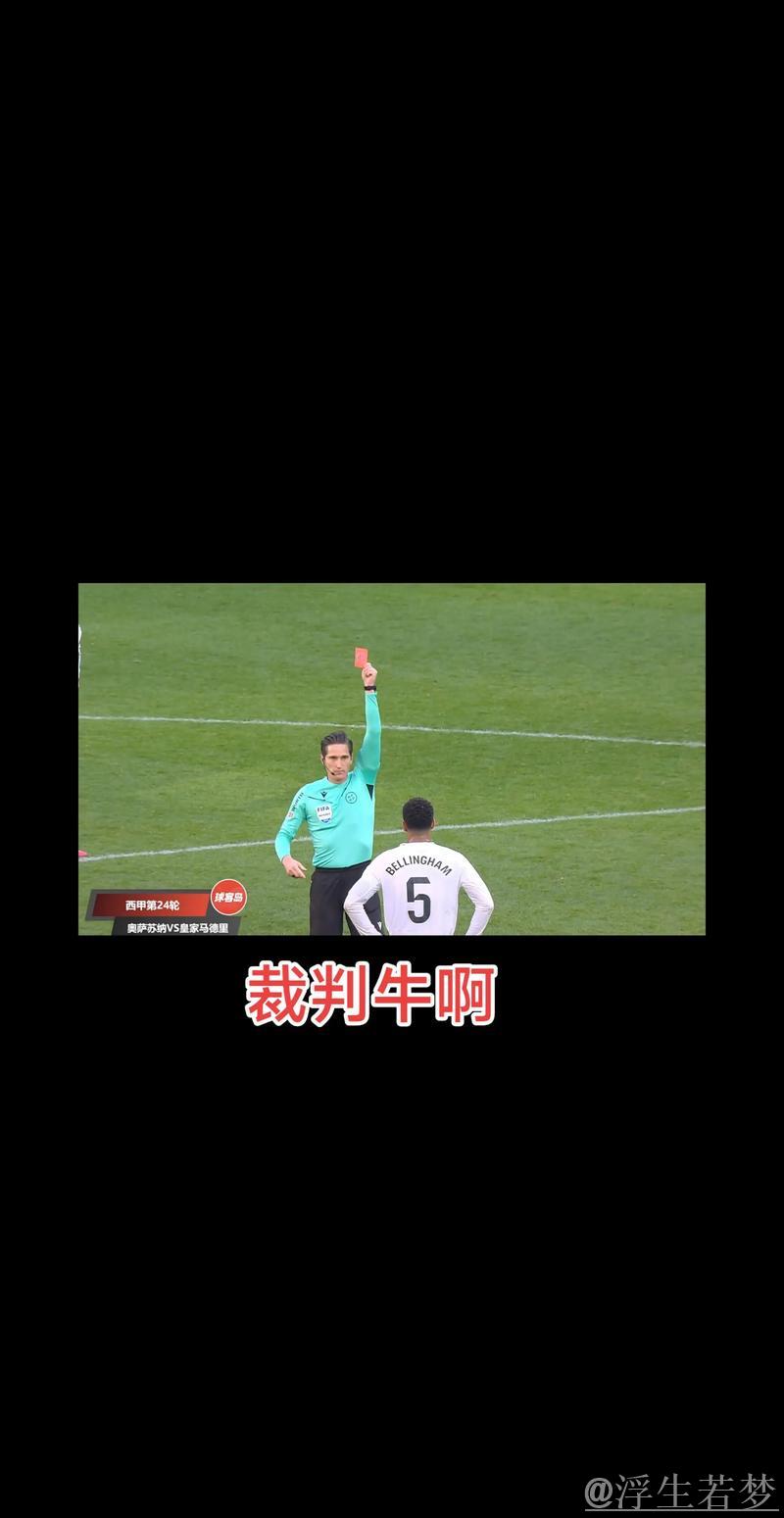 皇马将因贝林厄姆红牌向西甲联盟提出申诉 皇马将因贝林厄姆红牌向西甲联盟提出申诉